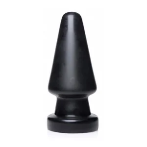 XR Brands Ass Max Large Silicone Plug, Black