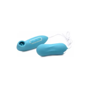 XR Brands Dual Action Egg & Licking Stimulator (USB, silikonin