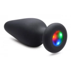 XR Brands silikoninis intymus kaištis (M) su LED