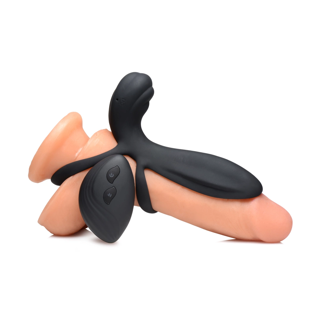 XR Brands silikoninis vibruojantis užmautas, atsparus vandeniu - Image 6