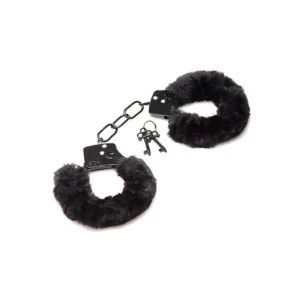 XR Brands Cuffed in Fur – reguliuojamos kailiu aptrauktos antr