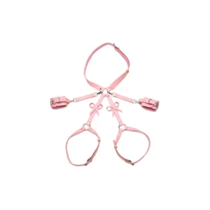 XR Brands Bondage Harness M/L Pink