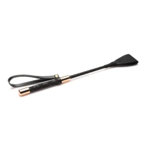 XR Brands Master Series Riding Crop, 30 cm, veganiška oda