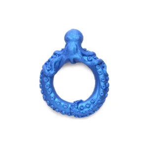 XR Brands Poseidon's Octo-Ring silikoninis žiedas, mėlynas