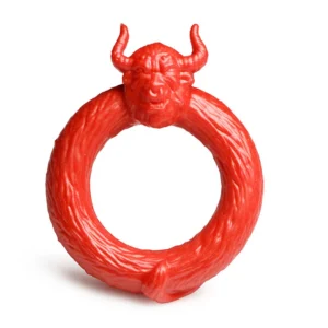 XR Brands Beast Mode Silicone Ring Red