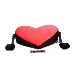 XR Brands Bondage Love Pillow Black/Red