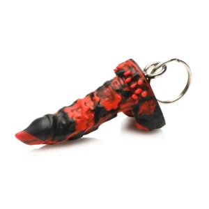 XR Brands Fire Demon silikoninis raktų pakabukas, 7.1 cm