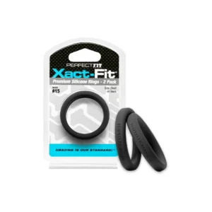 PerfectFitBrand Xact-Fit #15 penio žiedas, silikono mišinys, 2 vnt.