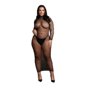 Le Désir by Shots OSX tinklinė suknelė ilgomis rankovėmis, juoda, XL-4XL