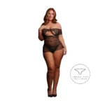 Le Desir by Shots Babydoll Queen Size Black XXL-5XL