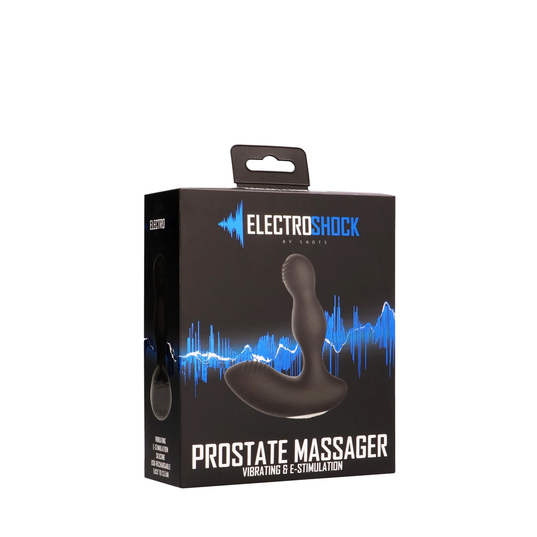 ElectroShock by Shots prostatos masažuoklis su elektrostimuliacija, juodas - Image 2