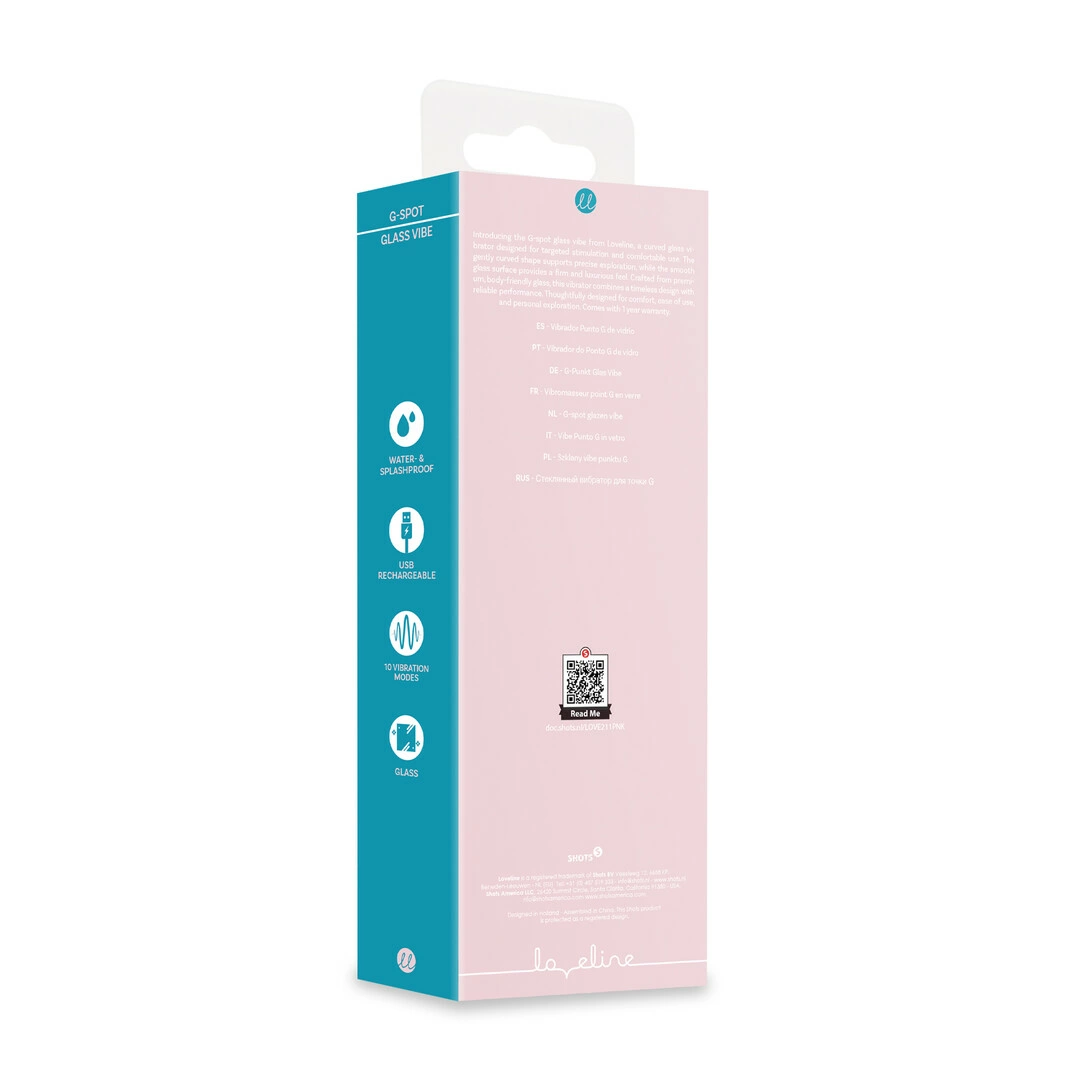 Loveline by Shots Glass G-Spot Vibe Pink - Image 3