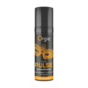 Orgie Liquid Pulse intymus gelis, ledinės karamelės skonio, 15 ml