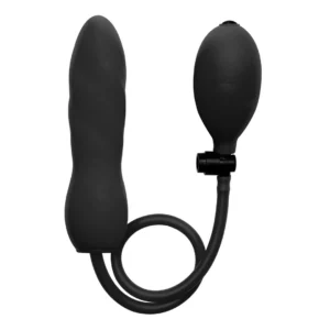Ouch! by Shots Inflatable Silicone Twist Expansion Device Black