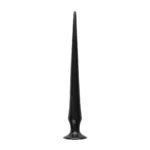 Ouch! by Shots Ass Spike analinis dildo, juodas, 50 cm