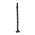 Ouch! by Shots Snake analinis dildo, juodas, 55 cm