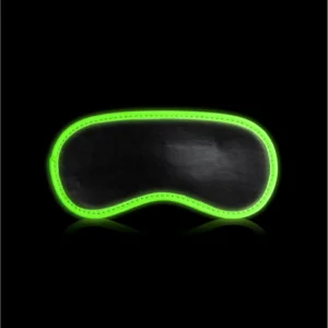 Ouch! by Shots Glow in the Dark akių kaukė — fluorescencinė žalia