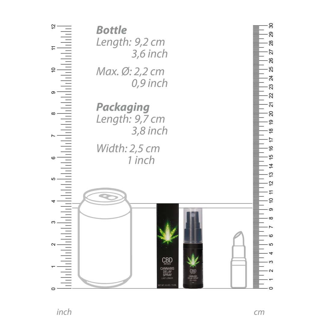 Pharmquests by Shots CBD Delay purškalas su kanapių sėklų aliejumi, 15 ml - Image 5