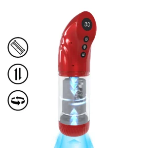 StrokeMate Metallic Red – sukimo-siurbimo pompa