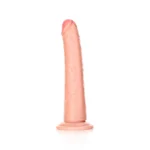 RealRock by Shots Slim silikoninis modelis su prisiurbimo taure