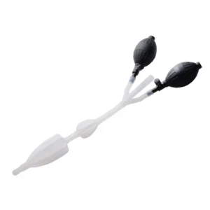 XR Brands Silicone Double Bulb Catheter 35 cm