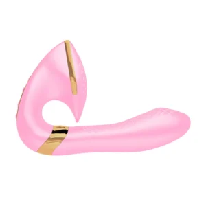 Shunga Vibratoriai Light Pink – Dual Chamber, Silicone