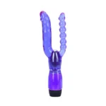 Seven Creations Dvigubas lankstus silikoninis vibratorius 20 cm
