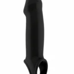 Sono by Shots Satisfyer No.17 penio antgalis su sėklidžių dirželiu, juodas