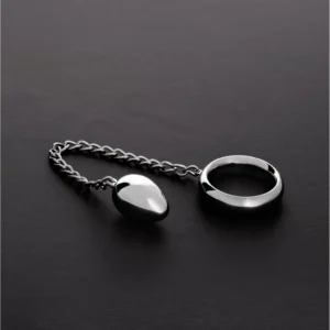 Steel by Shots Donut C-Ring Anal Egg 40 mm, nerūdijantis plienas