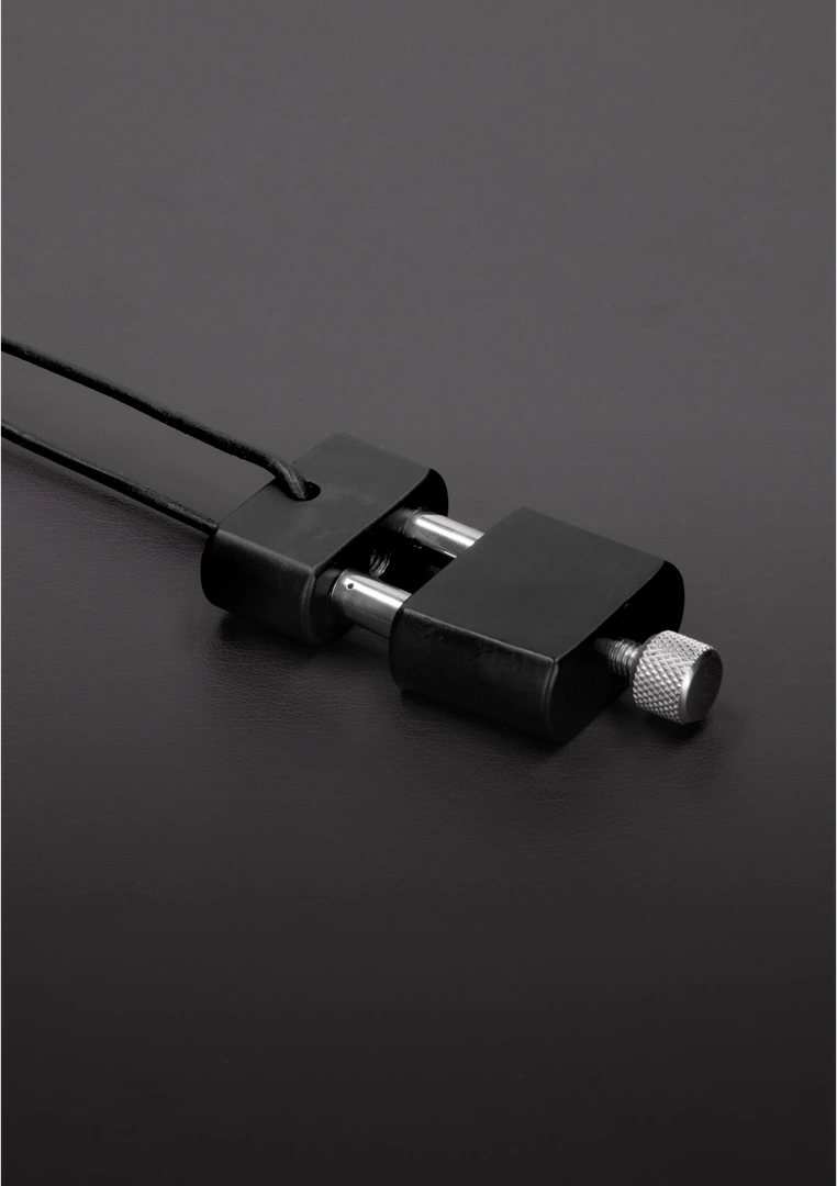 Steel by Shots Double Inhaler – nerūdijančio plieno, 100 cm odinis - Image 2