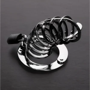 Steel by Shots The Spiked Chastity Cage, nerūdijantis plienas, 14 c