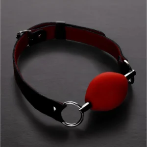 Steel by Shots Ovalus silikoninis gagas 42.5mm juodas