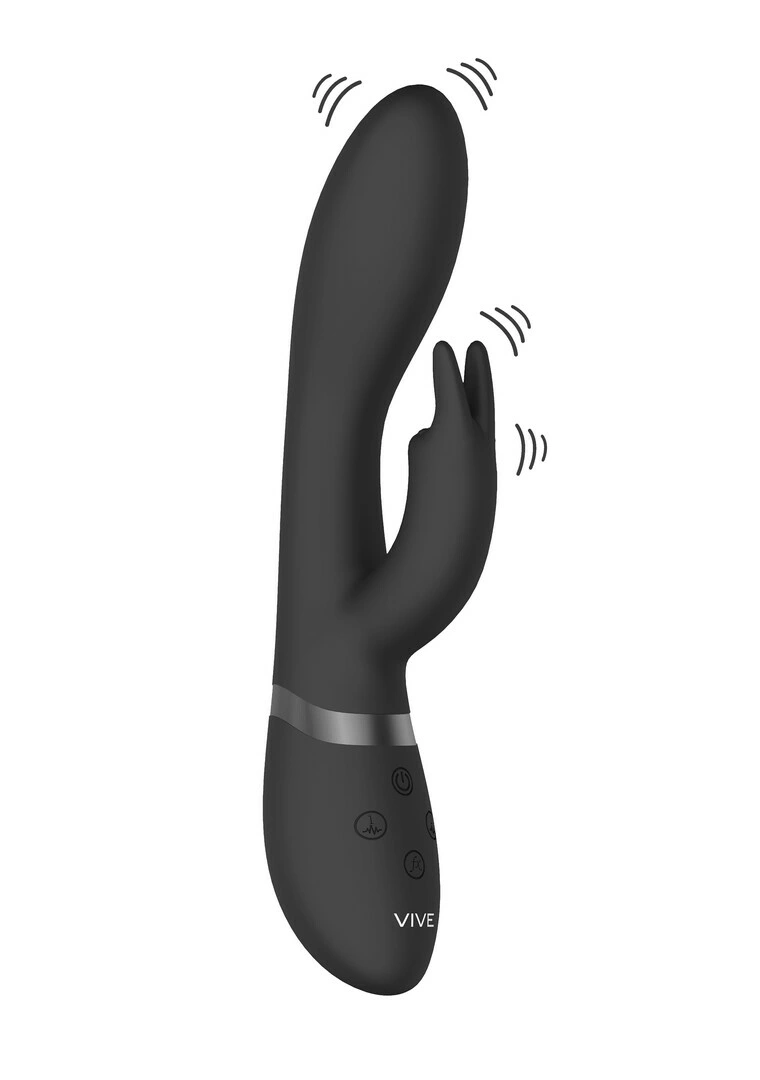 VIVE by Shots Dual-Ended Wand Vibrator Black - Image 6