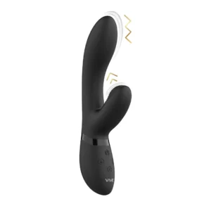 VIVE by Shots Kyra Pulse dvigalvis vibratorius (juodas, IPX7)