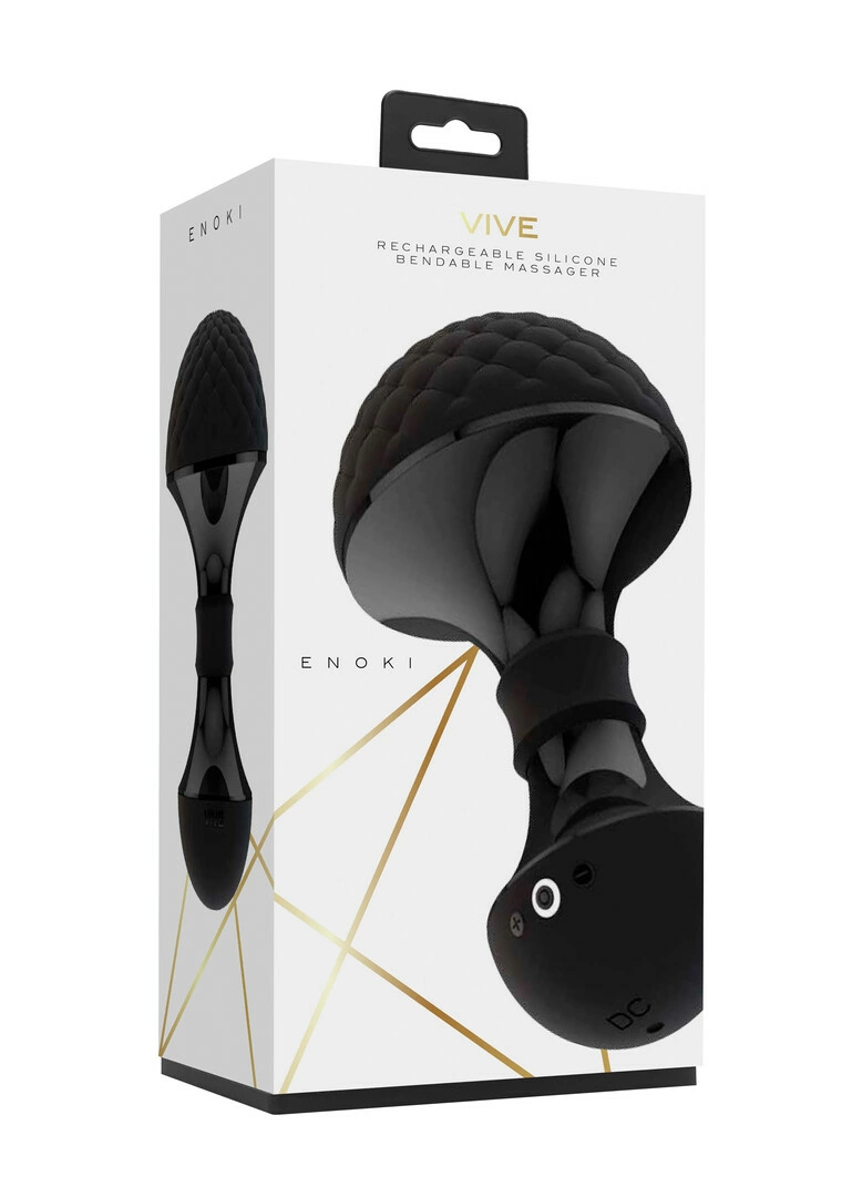 VIVE by Shots Enoki lankstus masažuoklis, juodas - Image 8