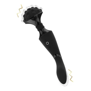 VIVE by Shots Shiatsu Bendable Massager Wand Black