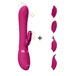 VIVE by Shots Pulse Wave G-Spot Rabbit — Pink