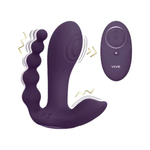 VIVE by Shots Pulse Wave Dual Stimulation System Purple