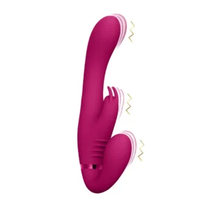 VIVE by Shots Strapless Dual Motor Rabbit – Pink Silicone