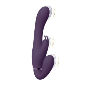VIVE by Shots Strapless Vibrating Rabbit, Purple