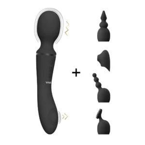 VIVE by Shots NAMI Pulse Wave Vibrating Wand Black