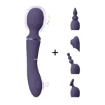 VIVE by Shots Nami Pulse Wave Dual Motor Wand (Purple)