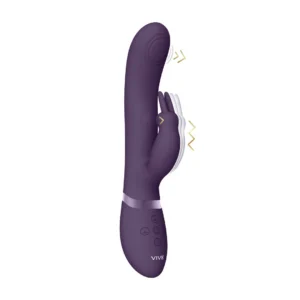 VIVE by Shots VIVE045 Dual Pulse-Wave Rabbit (Purple)