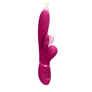 VIVE by Shots Advanced Thrusting Pink Intimate Massager