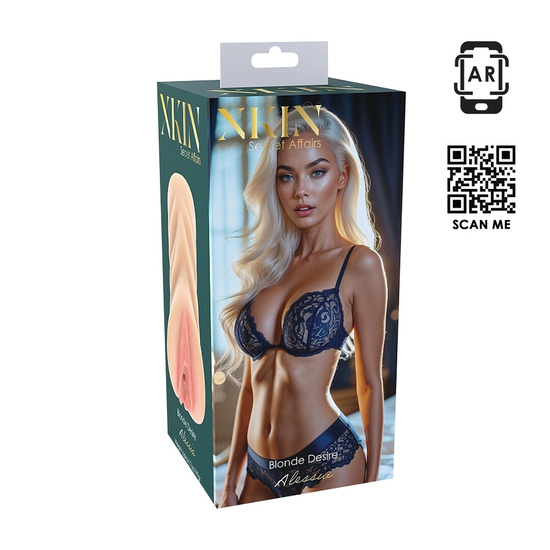 XKIN by Shots Blonde Desire Alessia TPE Medium 199g - Image 2