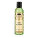 KamaSutra Naturals masažo aliejus, vanilės ir santalų kvapo, 59 ml