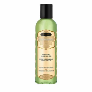 KamaSutra Naturals masažo aliejus, vanilės ir santalų kvapo, 59 ml