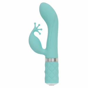 Pillow Talk Kinky kiškio tipo vibratorius, lankstus, turkio spalvos