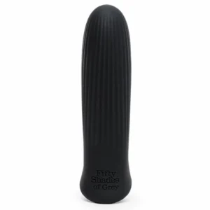 Fifty Shades of Grey Sensation mini vibratorius, juodas, 15 režimų