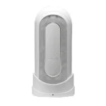 Tenga Flip Zero Electronic vibruojantis masturbatorius, baltas, 180 mm